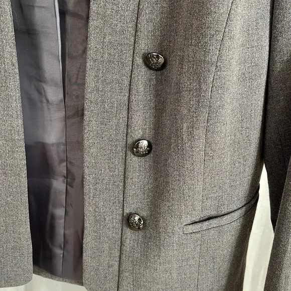 TAHARI ARTHUR S. LEVINE Fitted Blazer Button Details Open Style Lined, Size 8 - Picture 4 of 8